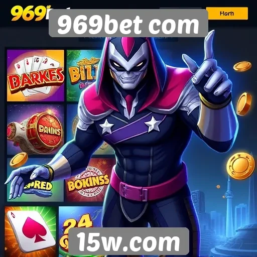 Variedade de jogos disponíveis em 969bet com